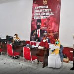 Kapolres Pantau Pelaksanaan Vaksinasi Tahap II