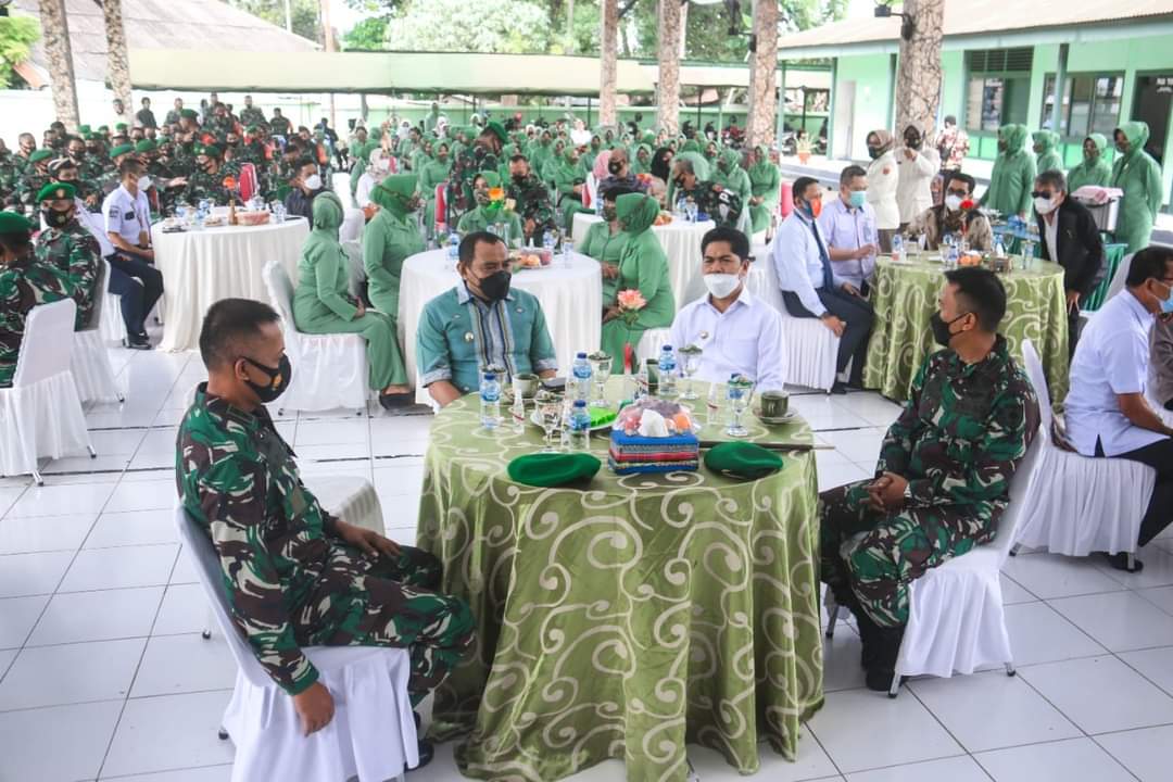 Bupati Buton Hadiri Acara Lepas Sambut Dandim 1413 Buton