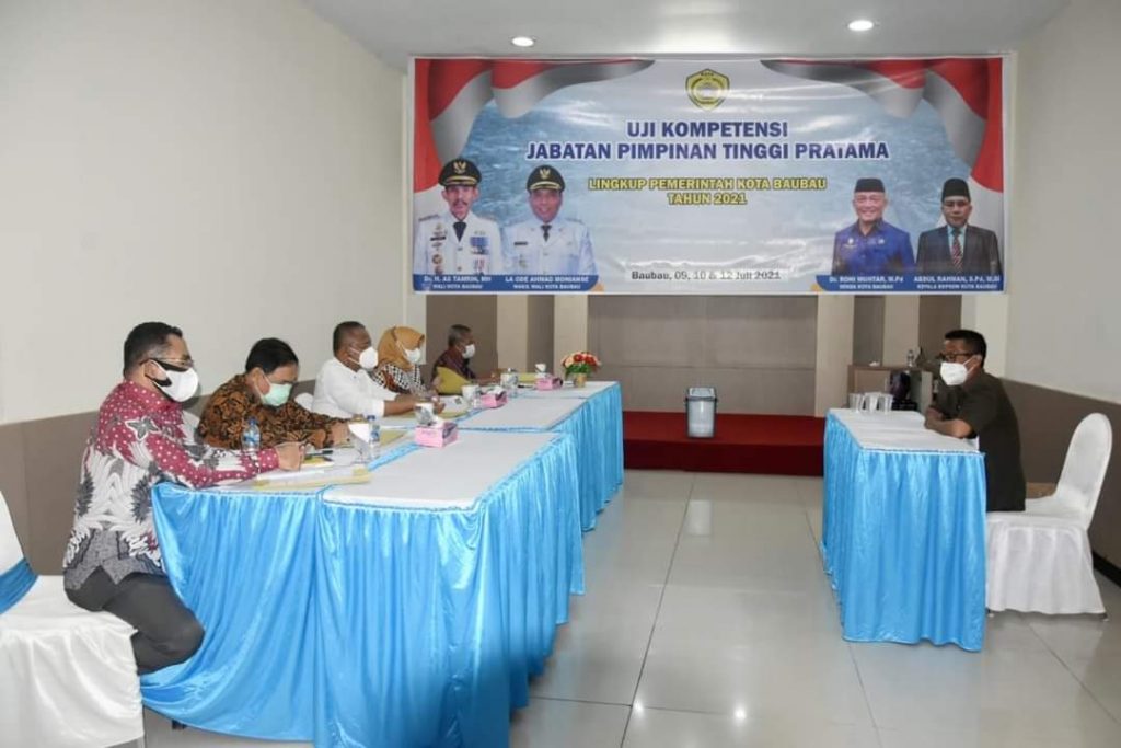 Pemkot Baubau Uji Kompetensi Kepala OPD