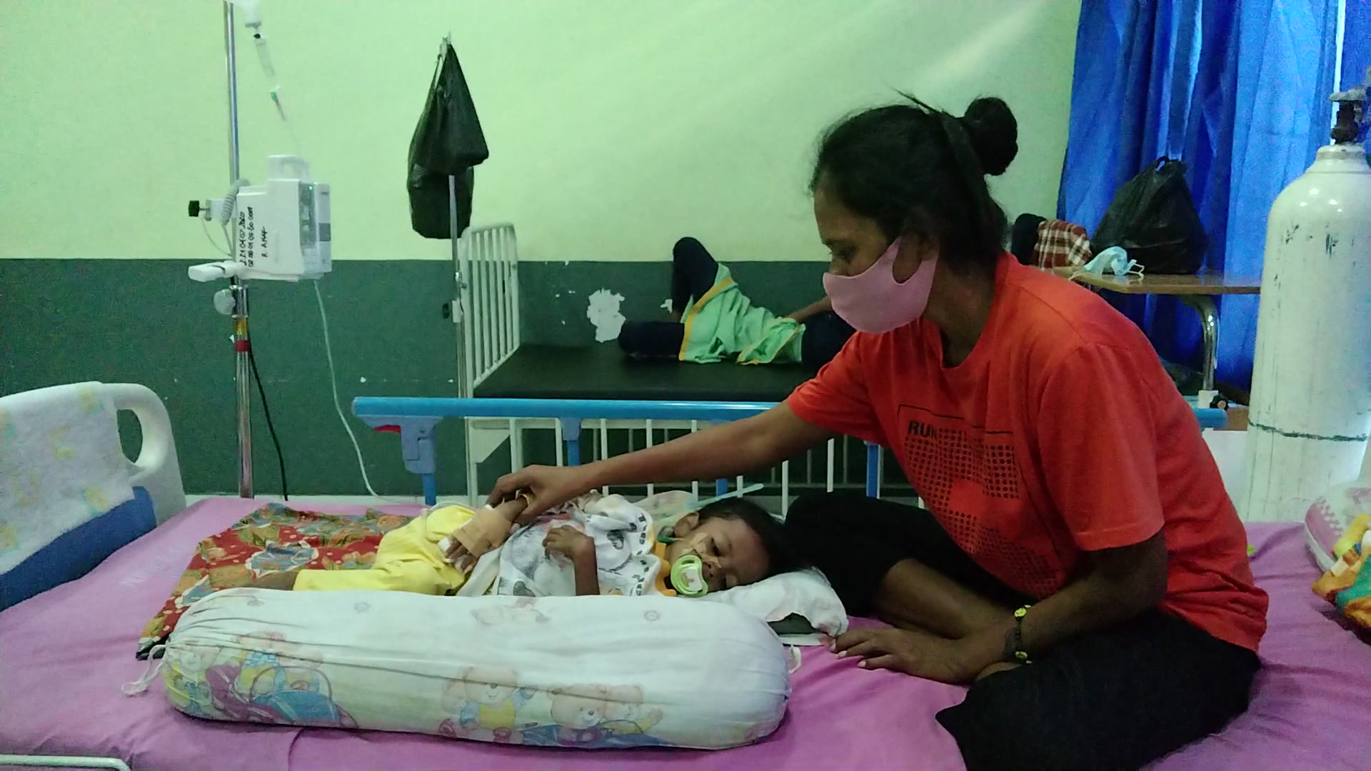 Seorang Bocah Asal Pasarwajo Menderita Gizi Buruk, Beratnya Hanya 7 kilogram