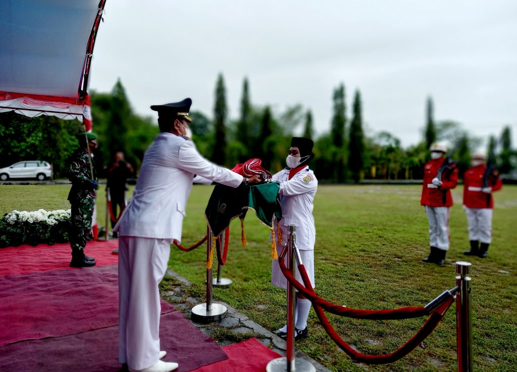 Peringatan HUT RI Ke – 76 di Buton di Gelar Sederhana, Hanya Delapan Paskibraka