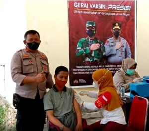 Polres Buton Buka Gerai Vaksin untuk Masyarakat Umum
