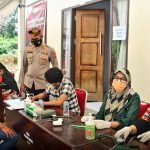 Kapolres Buton Ajak Warga Vaksin di Gerai Presisi Polres