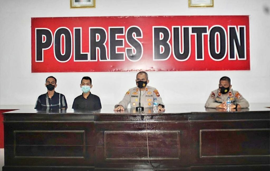 Team BTC Polres Buton Gandeng Kuririo Bakal Bantu Warga Isoman