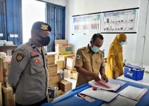 Polsek Batauga Dorong Percepatan Vaksinasi Pelajar