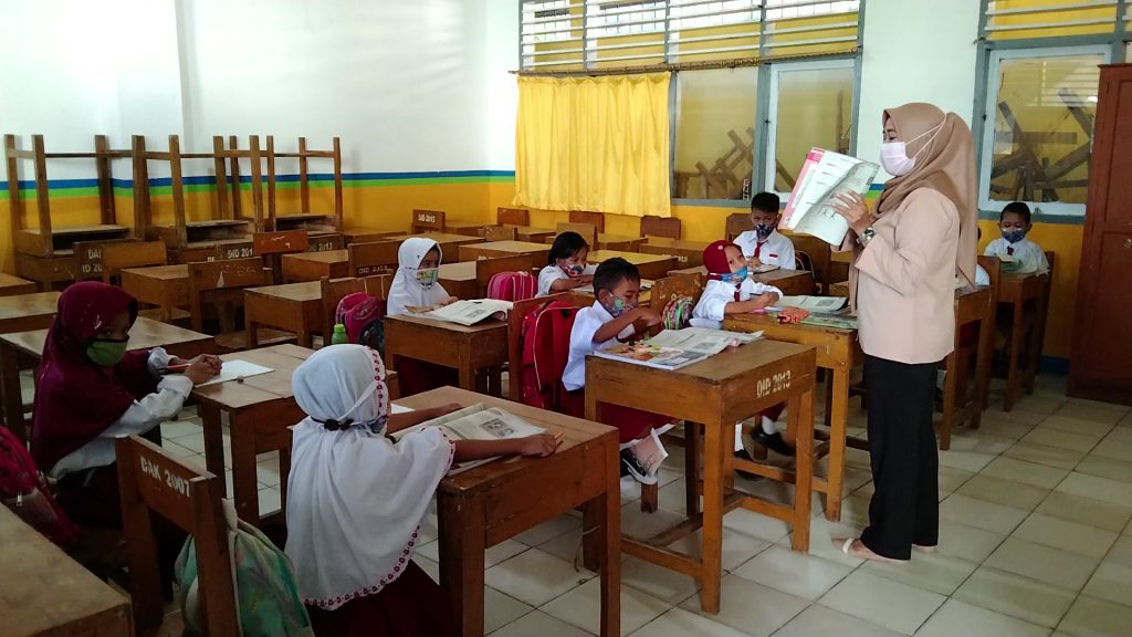 Mulai Sekolah, SD Wangkanapi Belajar Tatap Muka Terbatas