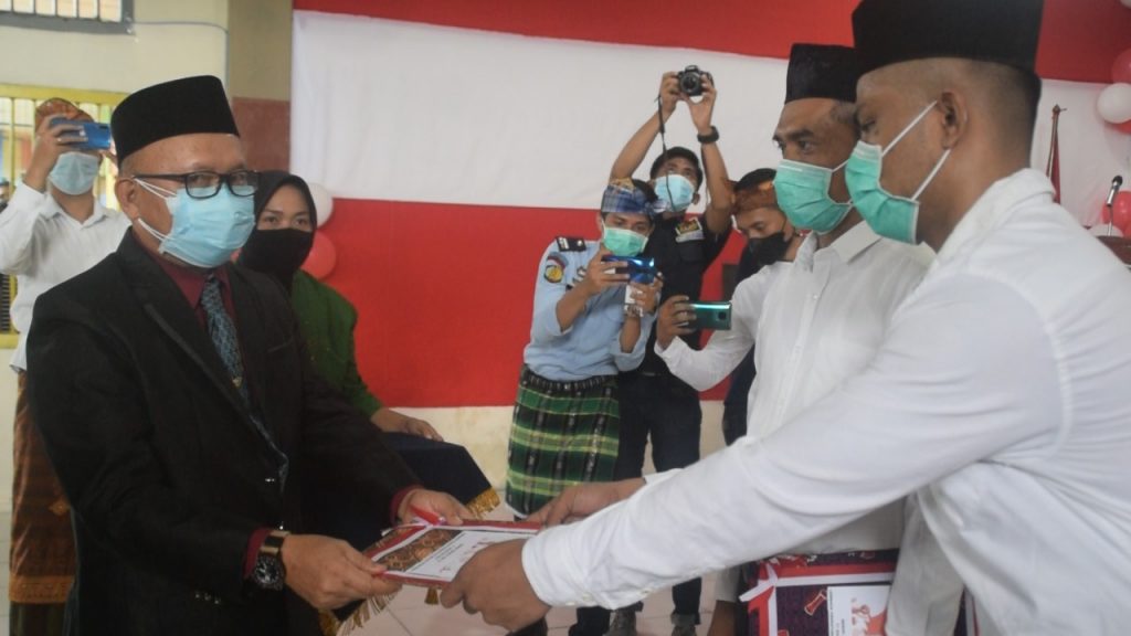 Dapat Remisi, 4 Napi di Lapas Kelas IIA Baubau Bebas