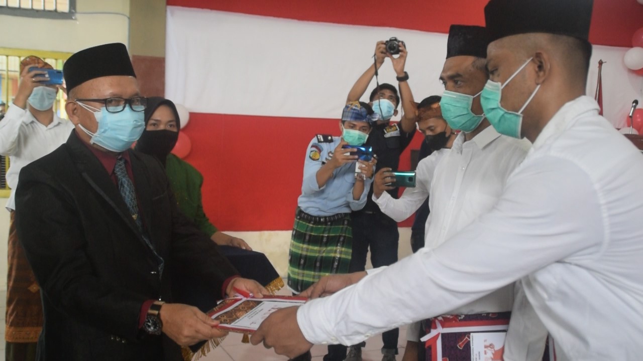 Dapat Remisi, 4 Napi di Lapas Kelas IIA Baubau Bebas