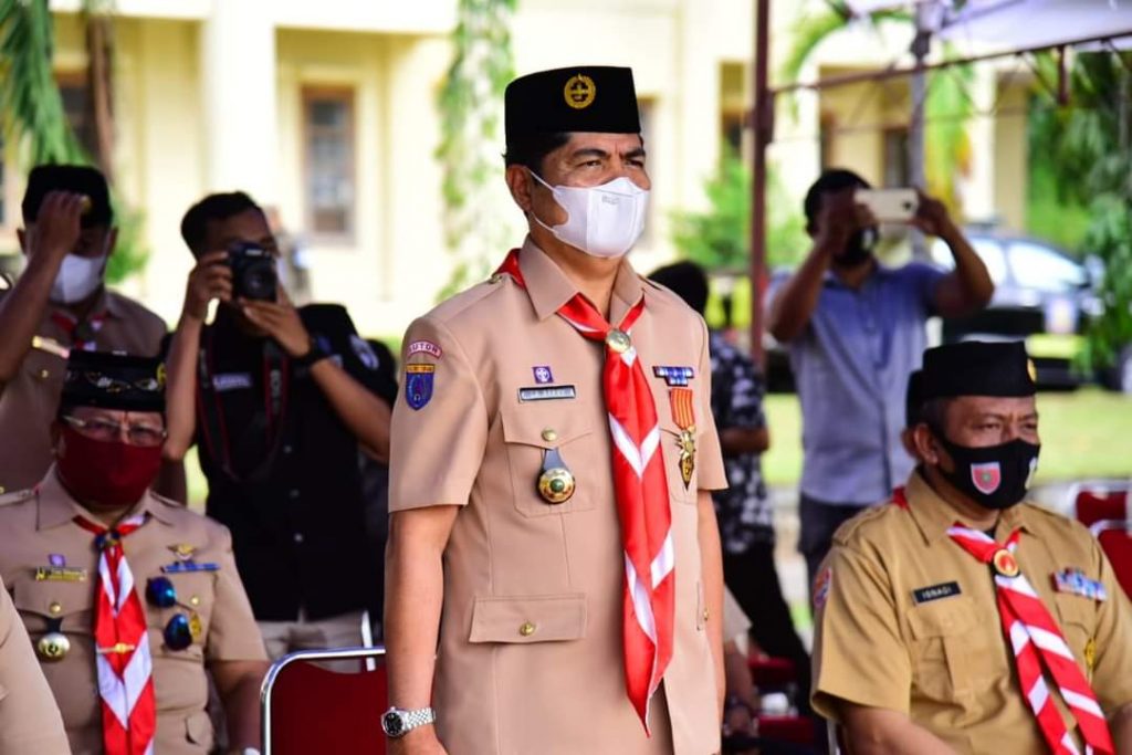 Bupati Buton Pimpin Upacara Hari Pramuka ke 60