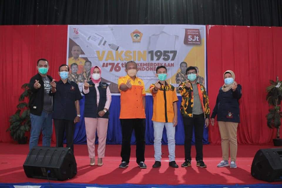 Wali Kota Baubau Apresiasi BMK 1957 Vaksinasi Disertai Doorprize dan Hiburan Musik