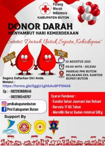Peduli Kemanusiaan, PMI Buton Bakal Gelar Donor Darah