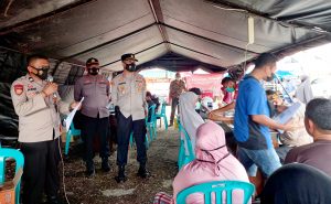 Polres Buton Buka Gerai Vaksin Presisi di Pasar Takimpo