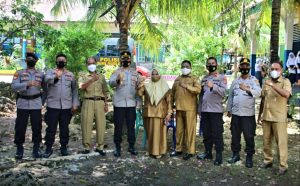 PTM Mulai Digelar, Ratusan Pelajar di Buton Ikut Vaksinasi di Gerai Vaksin Polres