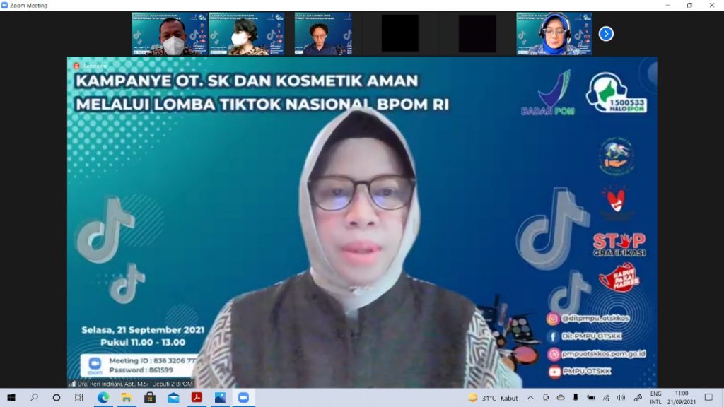 Loka POM Baubau Ajak Masyarakat Ikut Lomba Kampanye Obat Tradisional di Tiktok