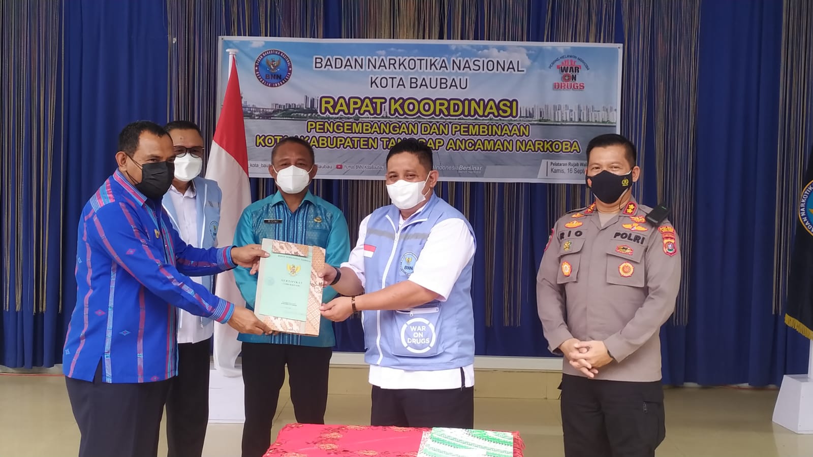 Percepat Pembangunan Kantor, BNN Baubau Ajukan Anggaran Di BNN Pusat