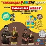 Gelar Vaksin Pakem, Kejari Buton Tawarkan Hadiah 1 Unit Motor dan 6 Sepeda
