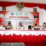 Kapolres Buton Hadiri Rapat Koordinasi Evaluasi Pelaksaan Vaksinasi Covid-19 di Busel