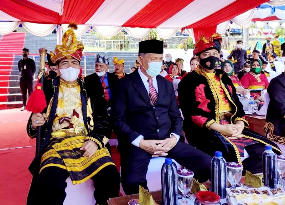 Bupati Buton Hadiri Upacara Peringatan HUT Kota Baubau