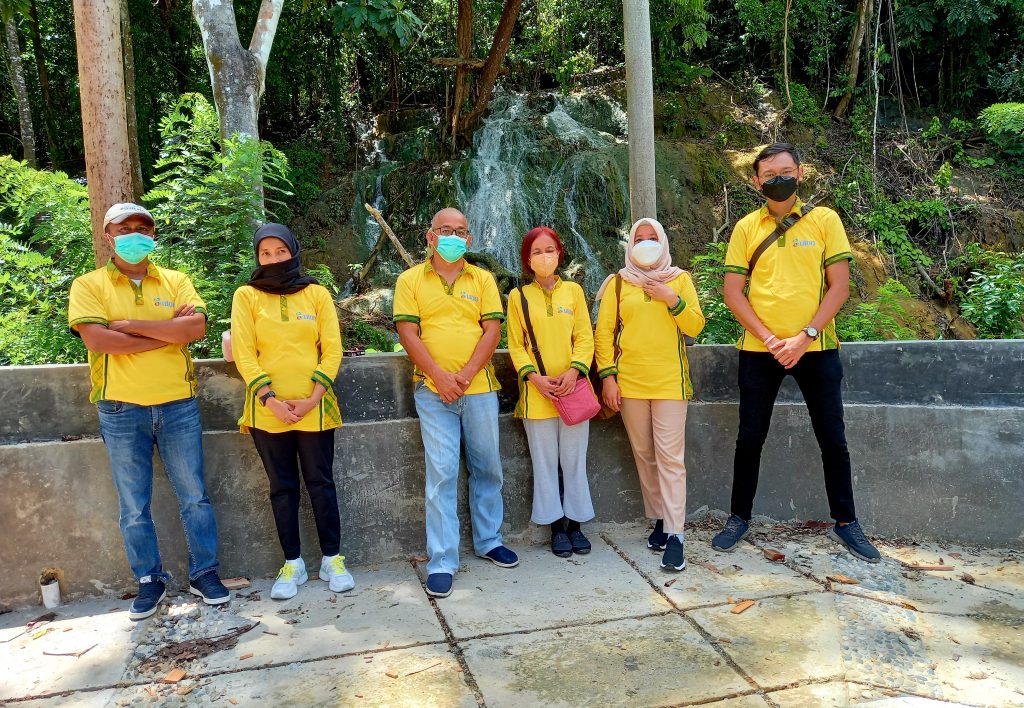 Air Terjun Kahau-Hauna Kancinaa jadi Lokasi Praktek Lapangan Peserta Pelatihan Destinasi Wisata