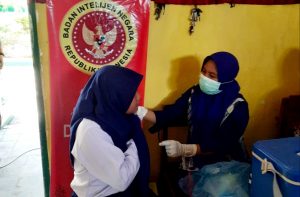 Peringati Hari Sumpah Pemuda, BIN Sultra Gelar Vaksinasi Massal