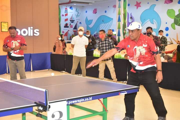 Wawali Baubau Buka Turnamen Cup Pingpong Lover