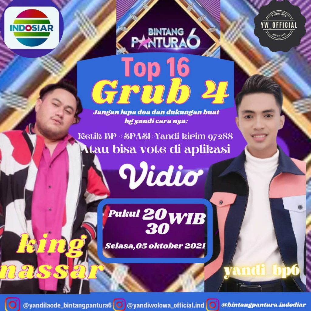 Anggota PMI, KONI dan Karang Taruna Buton Gelar Nobar Yandi Laode Bintang Pantura 6