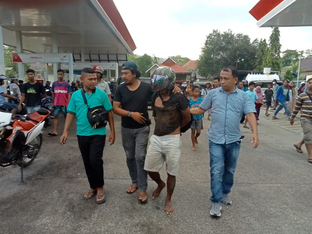 SPBU Pasarwajo Nyaris Terbakar, Seorang Pria Diamankan Polisi