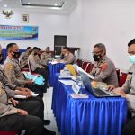Kapolres Buton Bersama PJU Sambut Kedatangan Tim Itwasda Polda Sultra