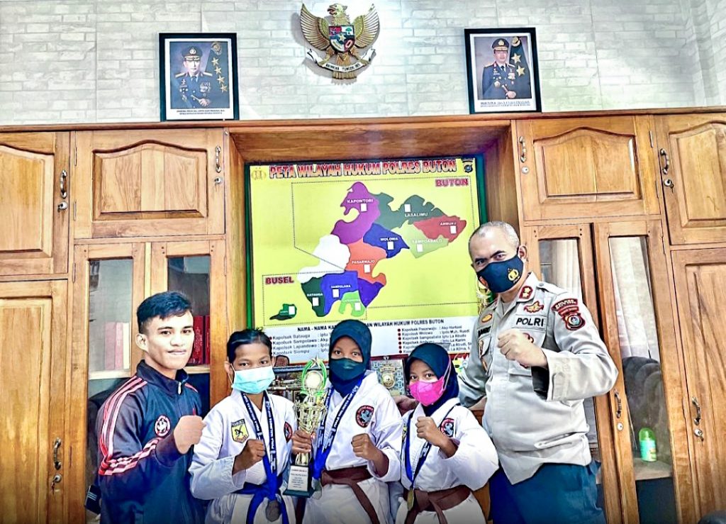 Raih Juara 3 , Atlet Inkanas Polres Buton dapat Apresiasi dari Kapolres Buton
