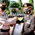 Kapolres Pimpin Upacara Wisuda Purnabakti Lima Personil Polres Buton