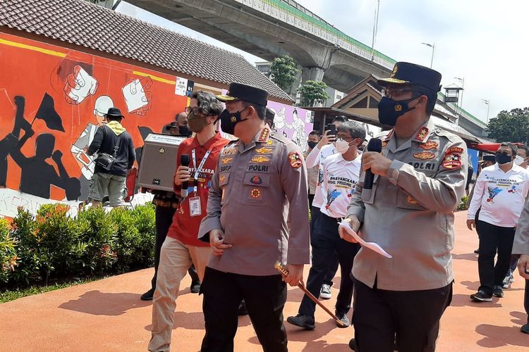 Alumni Pondok Pesantren SAW Bataraguru Menangkan Lomba Mural dari Kapolri