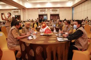 Wabup Buton Hadiri Rakor dan Penguatan Sinergi Penanggulangan Bencana