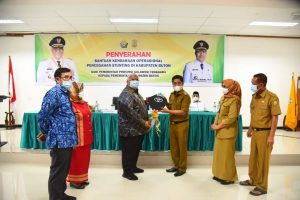 Gubernur Sultra Serahkan Mobil Operasional Rumah Cegah Stunting