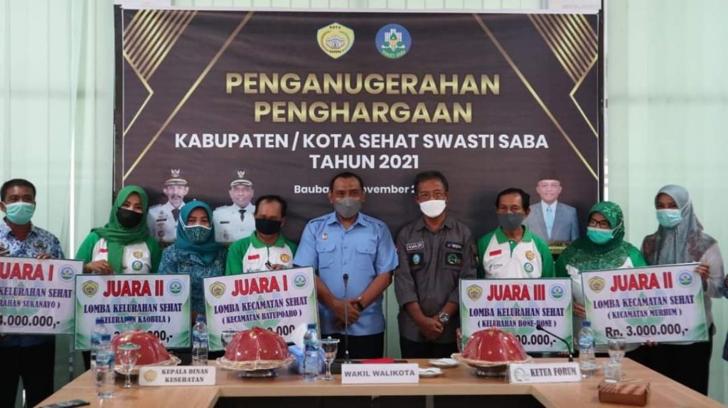 Pemkot Baubau Diganjar Penghargaan Swasti Saba Wistara