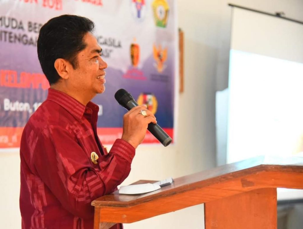 Pesan Bupati Buton Saat Membuka Pelatihan Wawasan Kebangsaan dan Penguatan Ideologi Pancasila