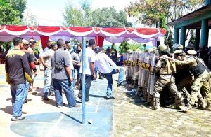 Hadiri Simulasi Peningkatan Kapasitas SDM Sat Pol PP, Wawali Minta Satpol PP Jaga Kamtibmas