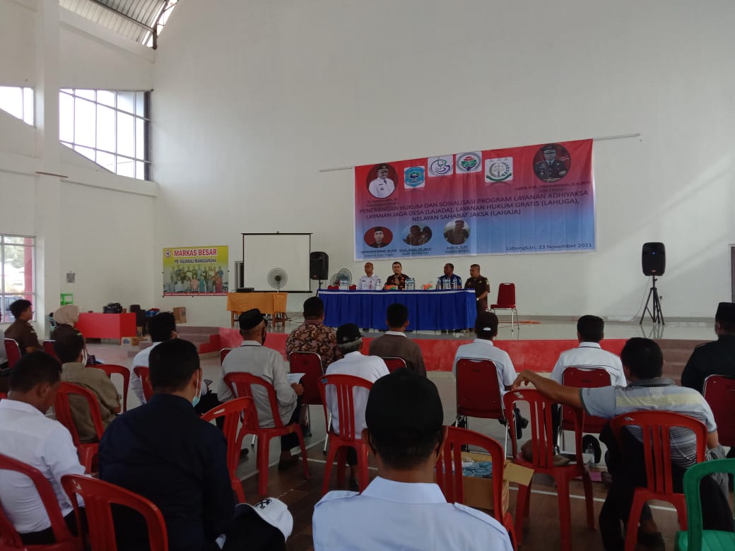 Kajari Buton Sosialisasi Program Lajada, Lahuga dan Lasahaja di Buteng