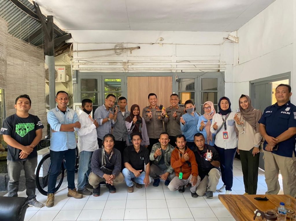 Jalin Sinergitas, Kapolres Baubau Adakan Jamuan Makan Siang Bersama Rekan Media