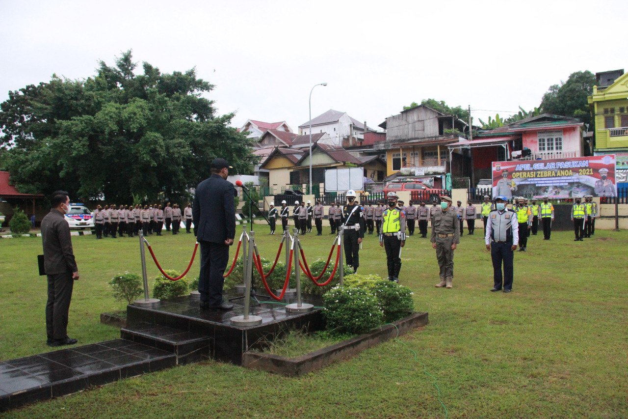 Pengamanan Natal dan Tahun Baru, Polres Baubau Gelar Operasi Zebra Anoa