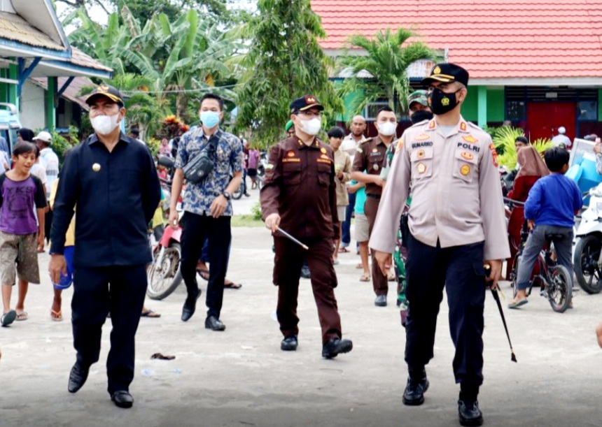 Wujudkan Pilakdes Aman, Forkopimda Buton Monitoring Pelaksanaan Pilkades Serentak