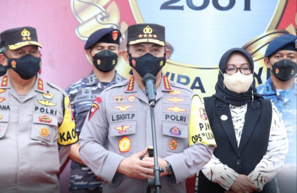 Tinjau Bakti Negeri Akabri 2001,Kapolri Tekankan Vaksinasi dan Waspadai Varian Baru Omicron