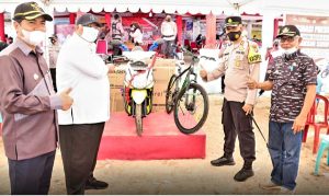 Gubernur Sultra Tambah Satu Unit Sepeda Motor, Kapolres Buton: “Hadiah Diundi Hari Jumat”