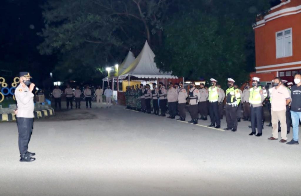 Pengamanan Malam Pergantian Tahun 2022, Polres Buton Gelar Patroli Skala Besar