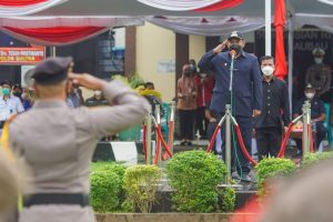 Wawali Baubau Hadiri Apel Gelar Pasukan Operasi Lilin Anoa 2021