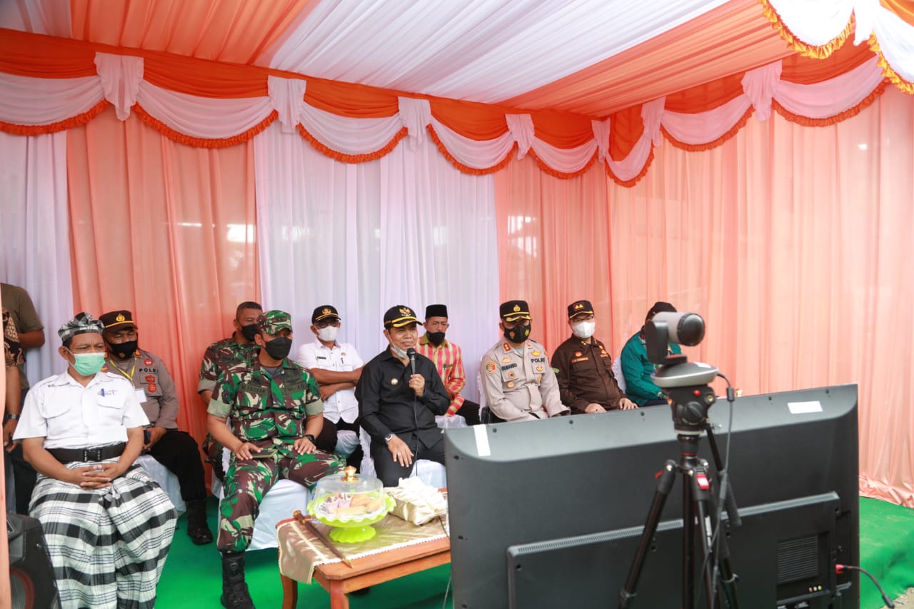 Forkopimda Buton Pantau Pelaksanaan Pilkades Serentak secara Virtual