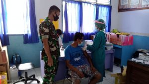Percepat Vaksinasi, Kodim Pantau 426 Warga di Vaksin covid 19