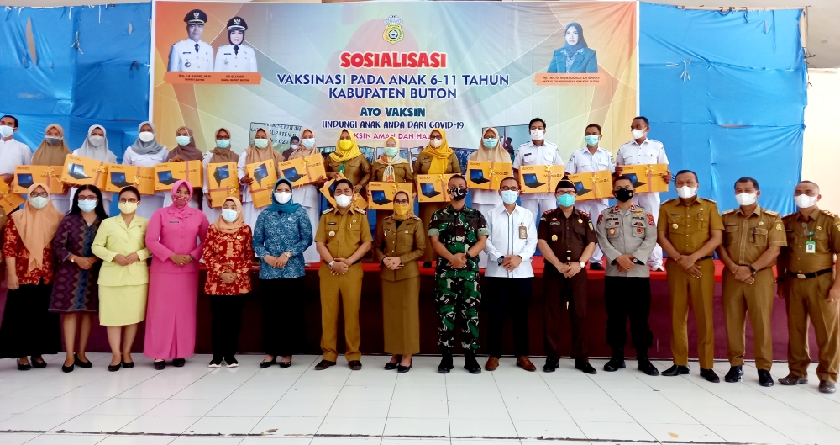 Pemkab Buton Mulai Sosialisasi Vaksinasi Anak 6-11 Tahun