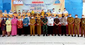 Diknas Buton Siap Sukseskan Vaksinasi Anak 6-11 tahun