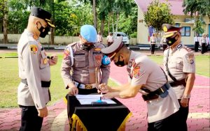 Kapolres Buton Pimpin Sertijab Kapolsek Lasalimu