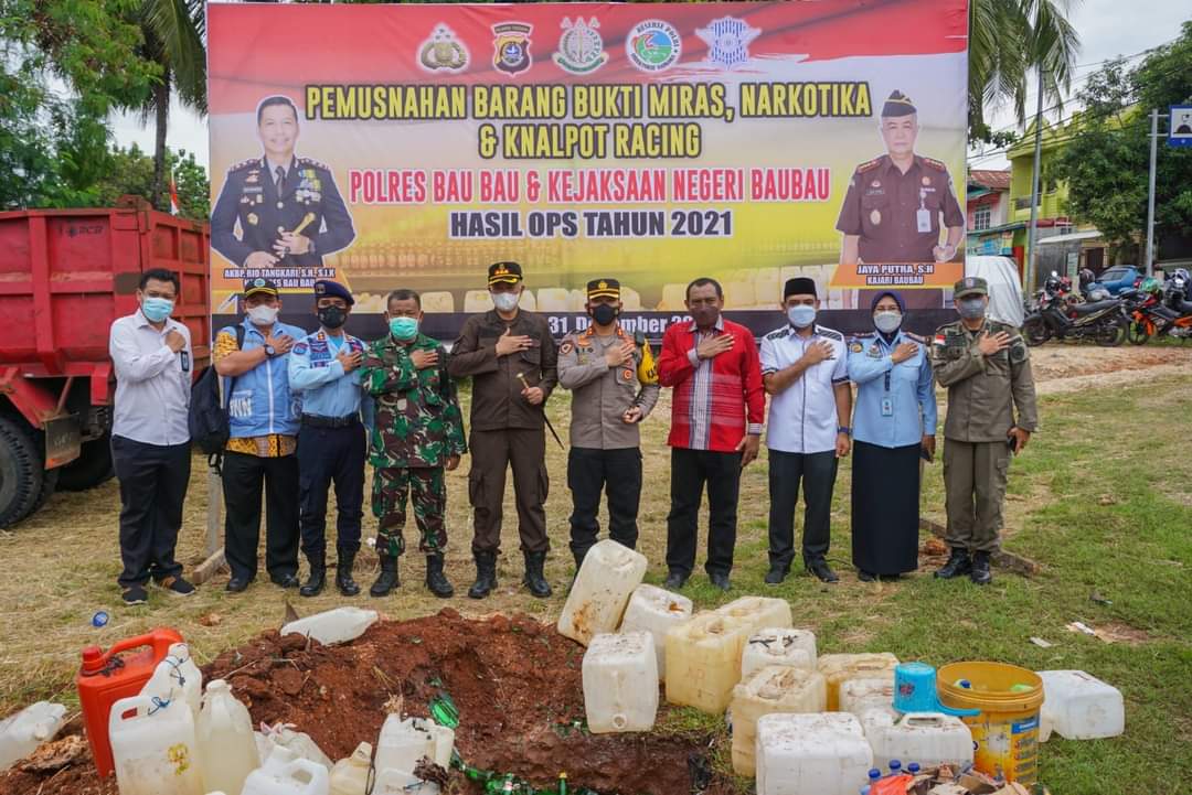 AKBP Rio Tangkari : Jadi Atensi, Kasus Narkoba Minim di Tahun 2021